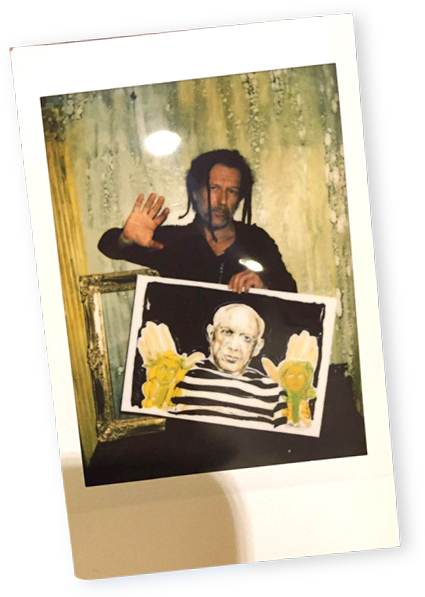 Zertifikat Thomas Jankowski liefert alle One Of A Kind Bilder mit einem Zertifikat, einem Polaroid mit ihm und dem Bild an seine Kunden aus.